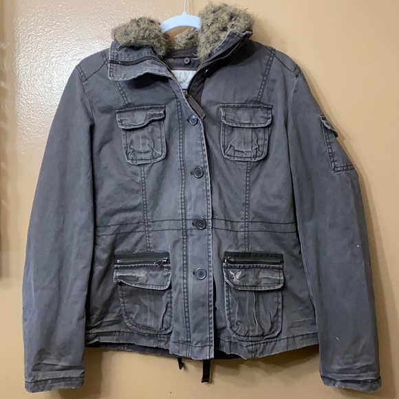 American Eagle Outfitters Jackets & Coats American Eagle Army Brown